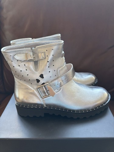 Stivali biker doppio - , pelle
