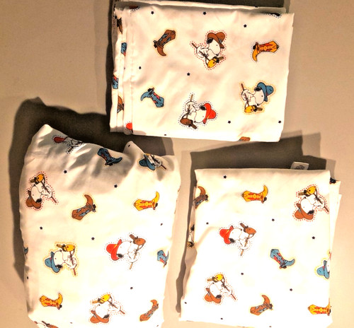 Set lenzuola peanuts cowboy - lenzuola,